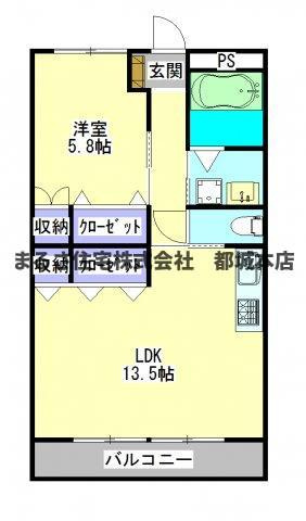 サンクリアマンション晴の間取り