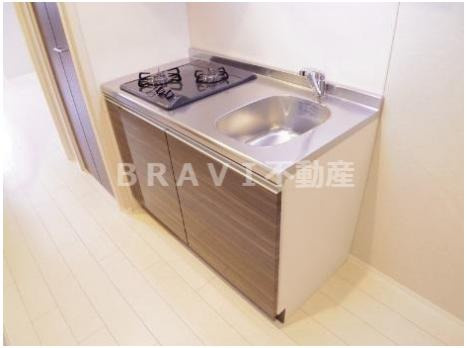 ウエンズ玉造EST（ウエンズ玉造エスト）　BRAVI不動産のキッチン|【ウエンズ玉造EST】お料理しやすいキッチンです