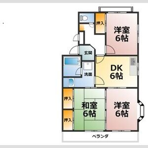【間取り】 | シベール二番館　