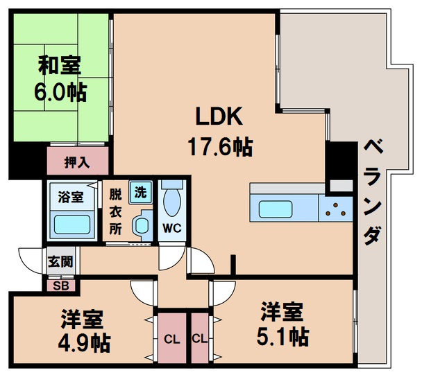 【間取り】 | 昭和グランドハイツ阿倍野