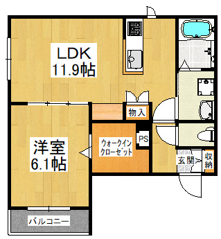 【間取り】 | ヘーベルメゾン初芝駅前