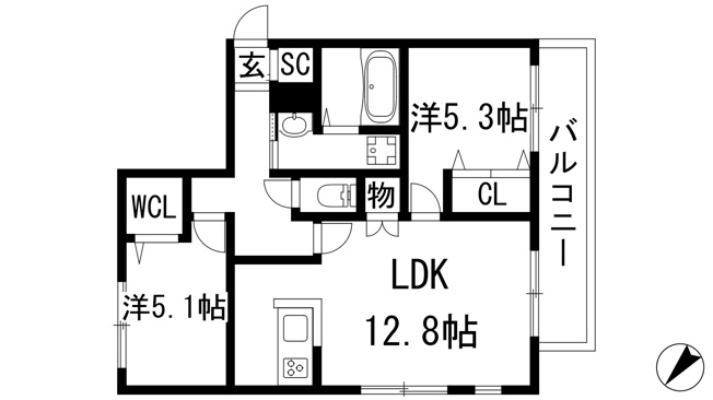 【間取り】 | ヘーベルメゾンラペーシュ