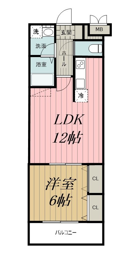 ミリアビタNo35の間取り