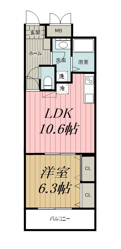 ミリアビタNo35の間取り