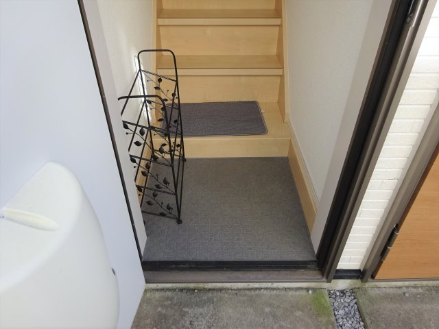 レスペデザ小岩の玄関