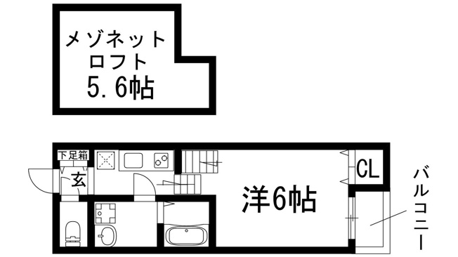 【間取り】 | OASIS IKEDA A棟