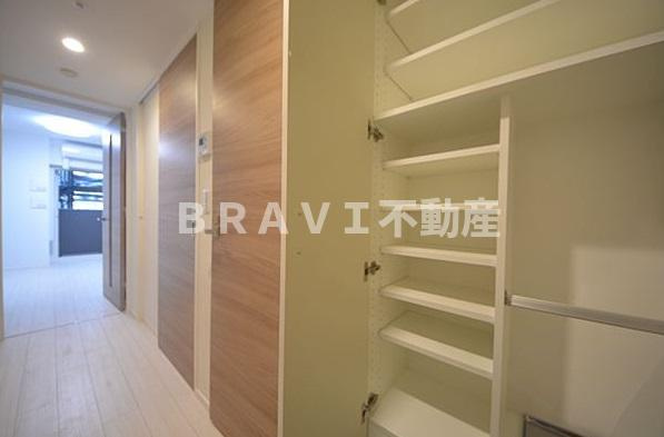 TLRレジデンス本町WESTの収納|【TLRレジデンス本町WEST】こまごまとしたものを収納できそうですね