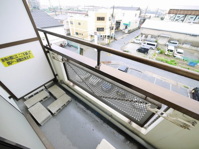 ブレスト北之庄Ⅴのバルコニー|開放的で明るい空間を演出してくれるバルコニーです