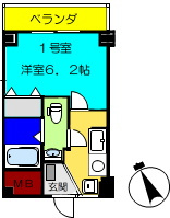 【間取り】 | モンターナ元町