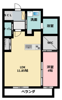 【間取り】 | ル・リオン三方原