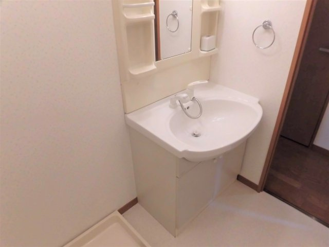メゾネット慶城Aの独立洗面台