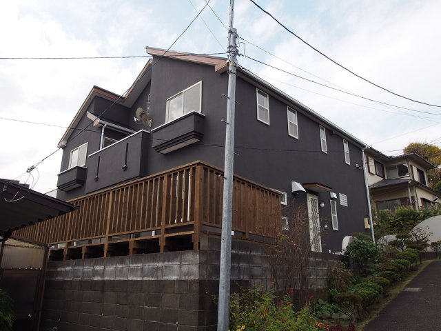 保土ヶ谷区桜ヶ丘１丁目　中古戸建ての外観|シックな外観です。