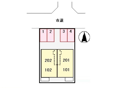 レジデンス田口の区画図