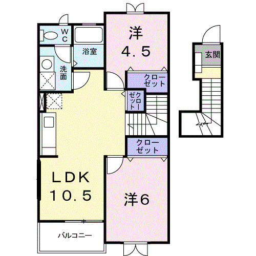 レジデンス田口の間取り