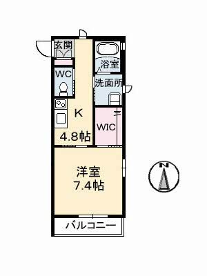 カーサ・ア・コルテ　Ⅰの間取り