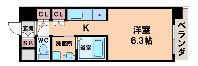 【間取り】 | アークアベニュー天王寺