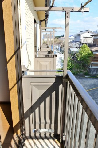 トミーハウス鹿島ガーデンⅡのバルコニー