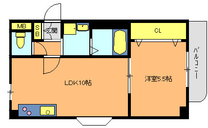 エメラ美苑2の間取り
