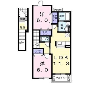 クレイン・ガーデンＣの間取り