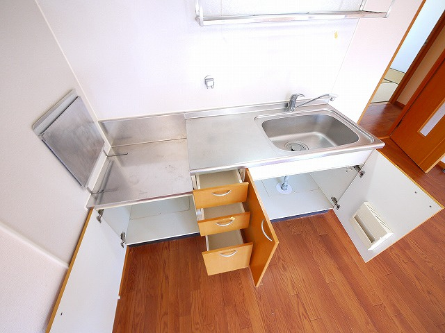 リビングタウン木津南　Ａ棟のキッチン|きれいなキッチンです