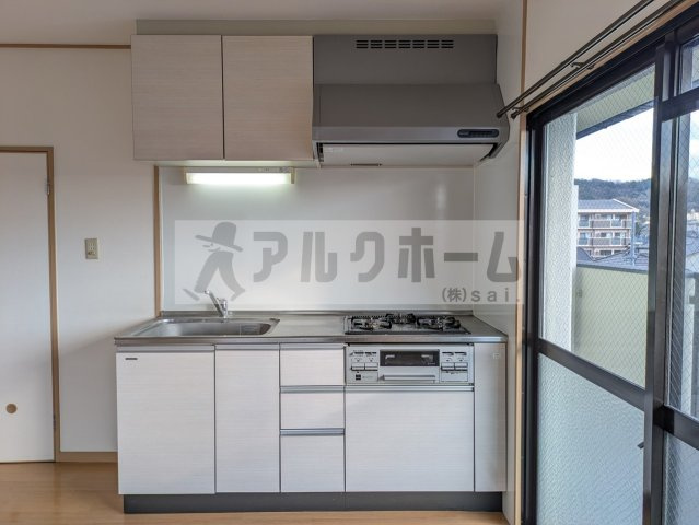 本町八幸ハイツのキッチン