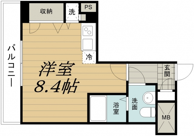 Humanハイム千葉本町の間取り