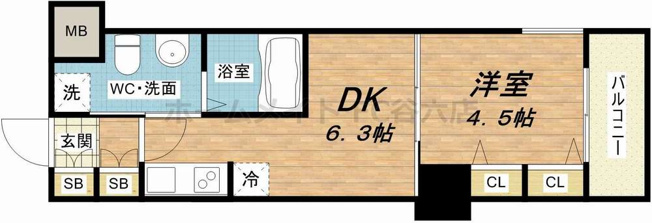 【間取り】 | TLRレジデンス本町WEST