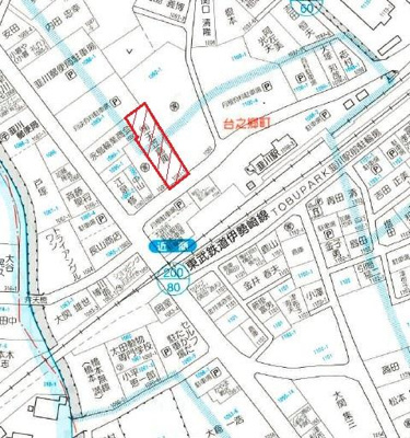 【地図】 | 台之郷町貸地