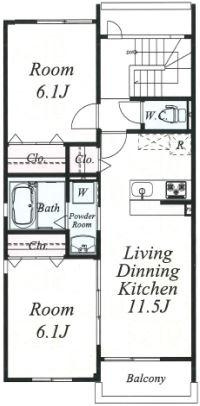 コーエー　アビタシオンの間取り