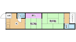 【間取り】 | 大森荘