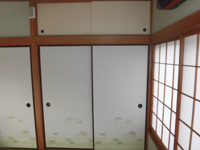 【収納】 | 緑町貸家 | 2F6畳和室押入