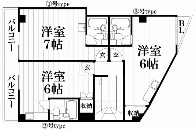 【間取り】 | エクセレンス池田
