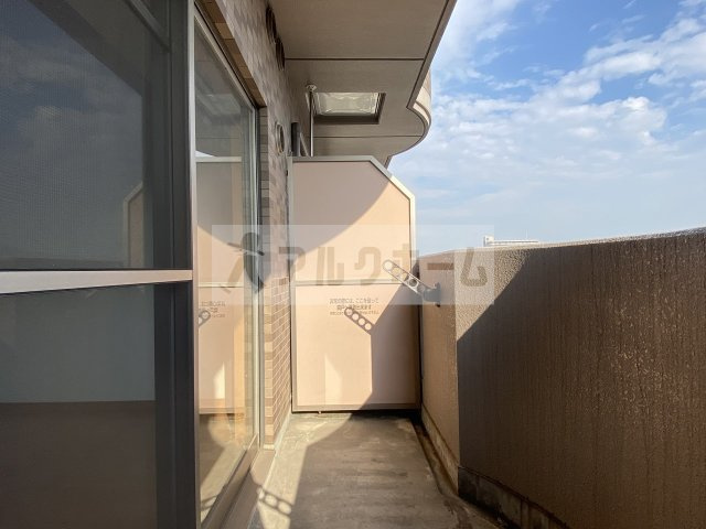 ルミエール八尾2のバルコニー