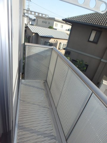 プリンス大島のバルコニー