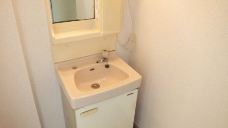 サンハイツⅠの洗面所|独立洗面台あり