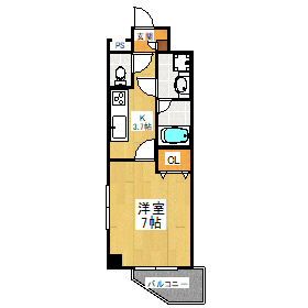 クレシェンテ梅月の間取り