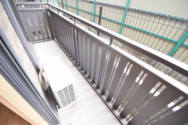 シャンティ上山のバルコニー|広いバルコニーです