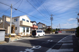 【前面道路含む現地写真】 | 2号棟　前面道路含む現地（2018年01月）撮影