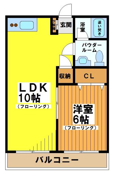 【間取り】 | 幡ヶ谷コーポラス