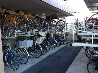 【その他共用部分】 | クレストフォルム二子多摩川 | 駐輪場