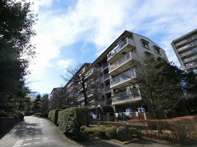 【外観】 | しいの木台ハイツ８号棟 | 南東向きにつき陽当たり良好です♪