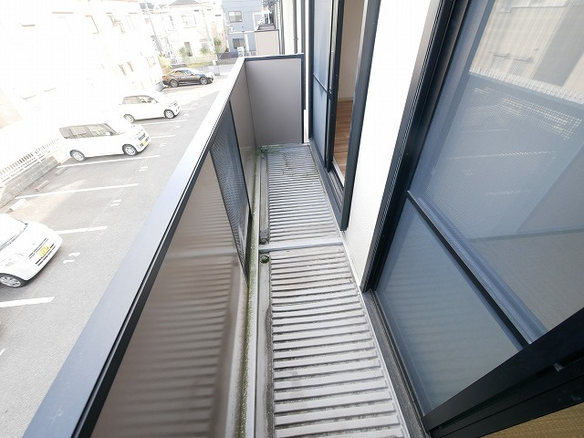 ディアコート　Ａ・Ｂのバルコニー|広々としたバルコニーです