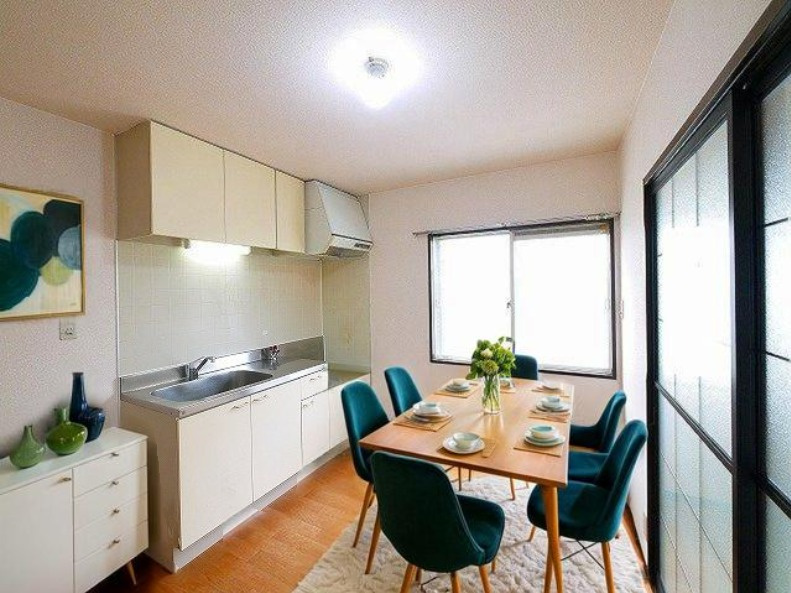 ピノハイツビスの居間・リビング|CGで家具等を配置したもので家具等は含まれません