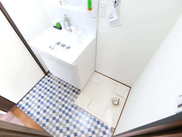 北野田テラスの洗面所