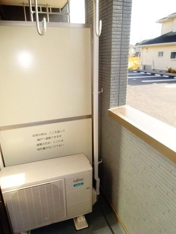 グリーンルームのバルコニー