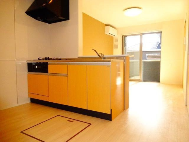 グリーンルームのキッチン