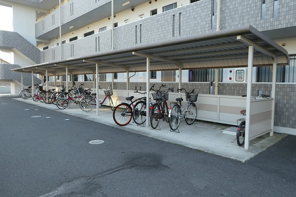 メゾンエトワールのその他共用部分|自転車置き場