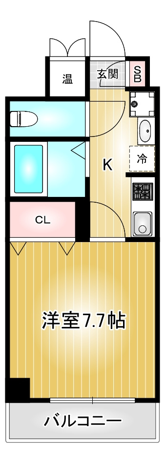 Belle Vivre新栄（ベルビブレシンサカエ） | 名古屋市の賃貸ならMy賃貸の間取り|Belle Vivre新栄