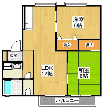 【間取り】 | セジュール12