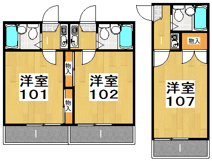 【間取り】 | レオパレス新伊丹第2